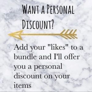 Bundle your likes and get a personal discount